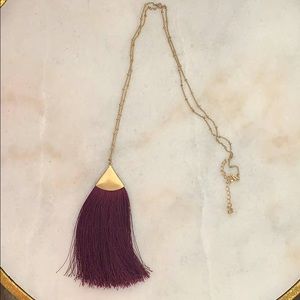 Tassel necklace